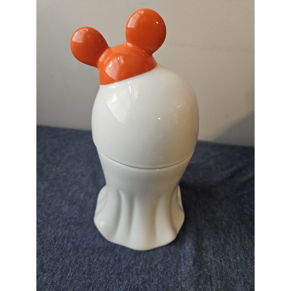 Disney Halloween Scented Candle Stoneware Ghost w/Mickey Mouse Ears 2022 - Picture 2 of 6
